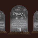 Greater Vancouver Zoo - Ghosts of the Animal Kingdom Tombstones
